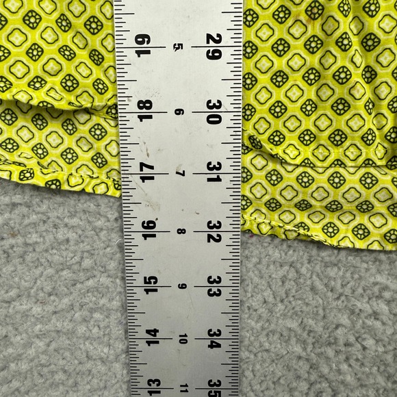 CINCH Mens Long Sleeve Button Down Shirt Geometric Print Yellow Size L - Picture 6 of 8